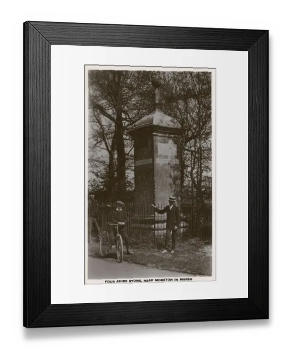 Framed Print : Four Shire Stone near Moreton-in-Marsh, Gloucestershire Framed Print : Four Shire Stone near Moreton-in-Marsh, Gloucestershire