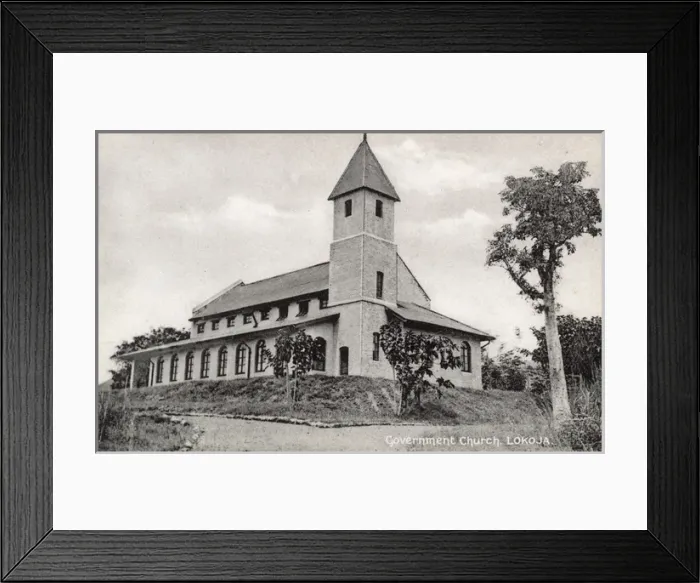 Framed Print : Government Church, Lokoja, Nigeria, West Africa Framed Print : Government Church, Lokoja, Nigeria, West Africa