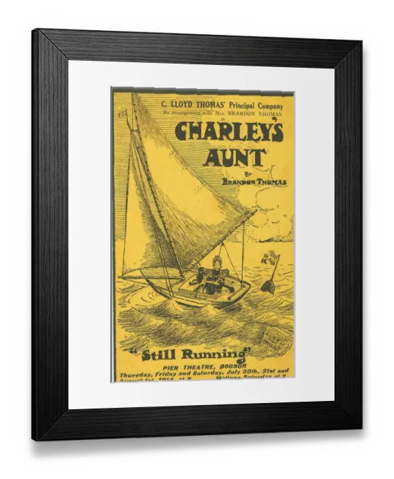 Framed Print : Charleys Aunt by Brandon Thomas Framed Print : Charleys Aunt by Brandon Thomas