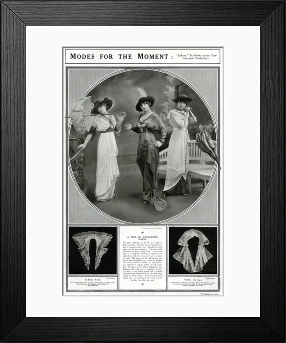Framed Print : Fashion for the moment 1913 Framed Print : Fashion for the moment 1913