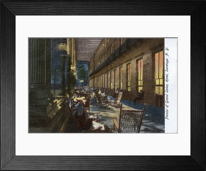 Framed Print : Grand Union Hotel, Saratoga Springs, New York State, USA