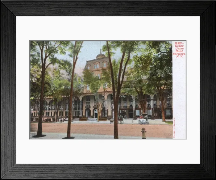 Framed Print : Grand Union Hotel, Saratoga Springs, New York State, USA Framed Print : Grand Union Hotel, Saratoga Springs, New York State, USA