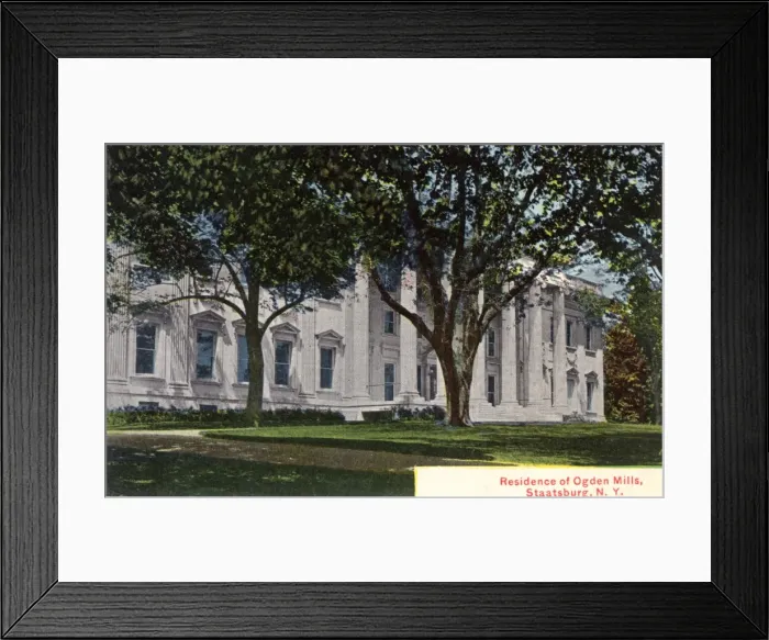 Framed Print : Staatsburg, Dutchess County, New York State, USA Framed Print : Staatsburg, Dutchess County, New York State, USA