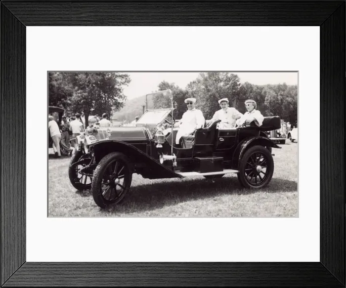 Framed Print : American Auto Club meeting with vintage cars, USA Framed Print : American Auto Club meeting with vintage cars, USA