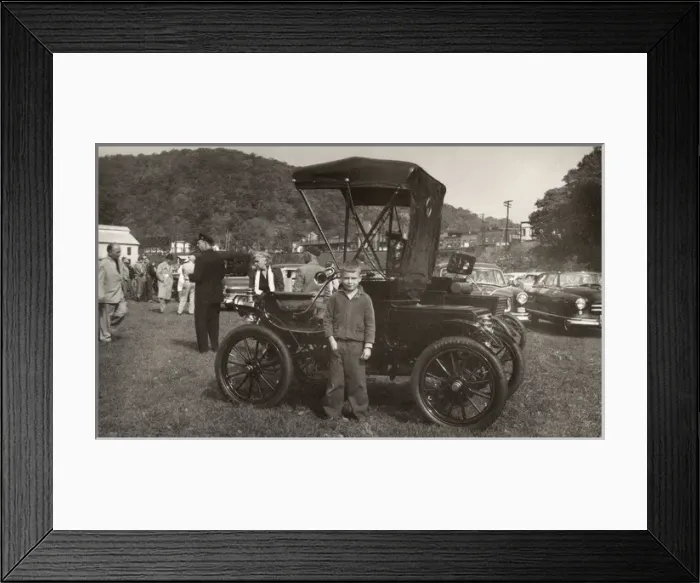 Framed Print : American Auto Club meeting with vintage cars, USA Framed Print : American Auto Club meeting with vintage cars, USA