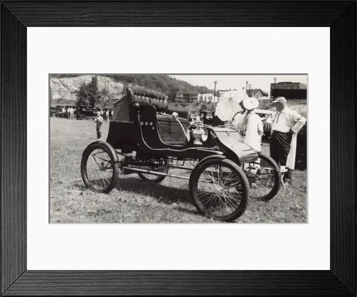 Framed Print : American Auto Club meeting with vintage cars, USA Framed Print : American Auto Club meeting with vintage cars, USA
