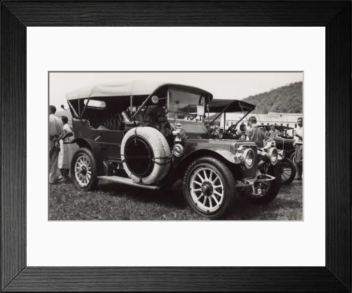 Framed Print : American Auto Club meeting with vintage cars, USA Framed Print : American Auto Club meeting with vintage cars, USA