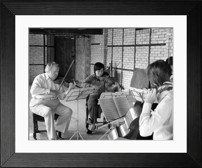 Framed Print : Sandor Vegh, Hungarian-French violinist and conductor Framed Print : Sandor Vegh, Hungarian-French violinist and conductor