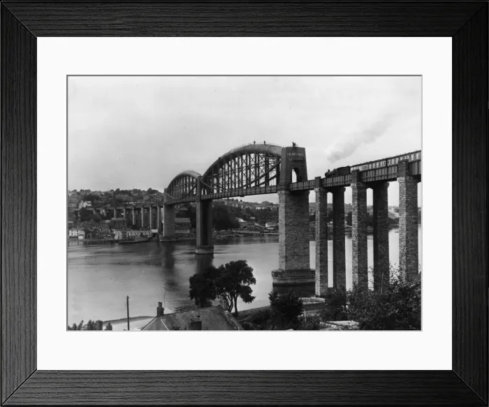 Framed Print : Royal Albert Bridge at Plymouth, Devon Framed Print : Royal Albert Bridge at Plymouth, Devon