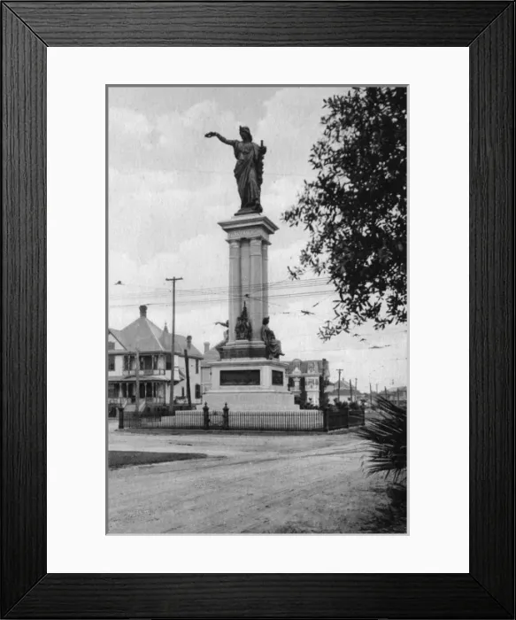 Framed Print : Texas Heroes Monument, Galveston, Texas, USA Framed Print : Texas Heroes Monument, Galveston, Texas, USA