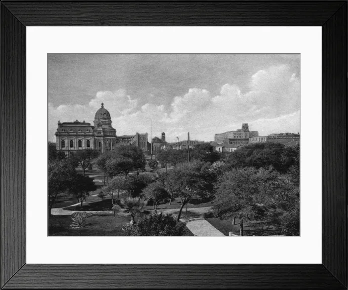 Framed Print : View of City Park, Galveston, Texas, USA Framed Print : View of City Park, Galveston, Texas, USA