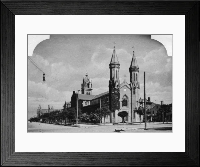 Framed Print : St Marys Cathedral, Galveston, Texas, USA Framed Print : St Marys Cathedral, Galveston, Texas, USA