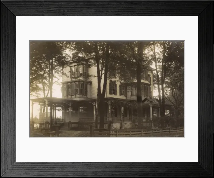 Framed Print : Large house in Saugerties, Ulster County, NY State, USA Framed Print : Large house in Saugerties, Ulster County, NY State, USA