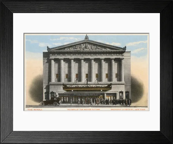 Framed Print : Rivoli Cinema, Broadway, New York City, USA Framed Print : Rivoli Cinema, Broadway, New York City, USA