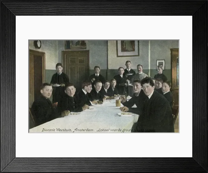 Framed Print : Amsterdam Burger Weeshuis (Orphanage) - Area for Older Worki Framed Print : Amsterdam Burger Weeshuis (Orphanage) - Area for Older Worki