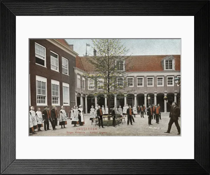 Framed Print : Amsterdam Burger Weeshuis (Orphanage) - Basketball Framed Print : Amsterdam Burger Weeshuis (Orphanage) - Basketball