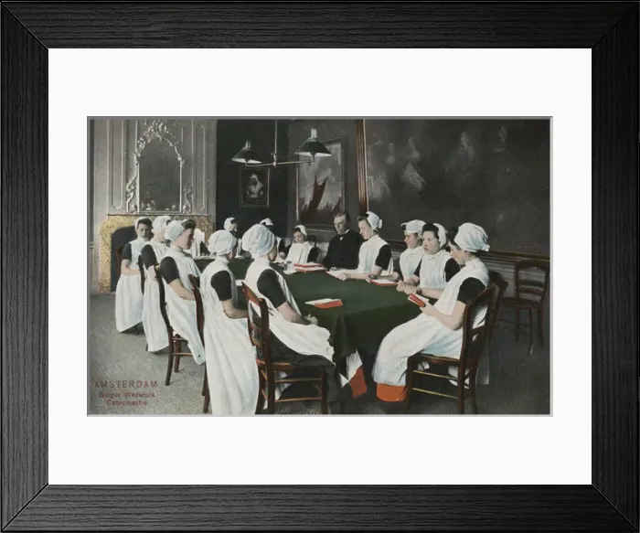 Framed Print : Amsterdam Burger Weeshuis (Orphanage) - Catechism Framed Print : Amsterdam Burger Weeshuis (Orphanage) - Catechism