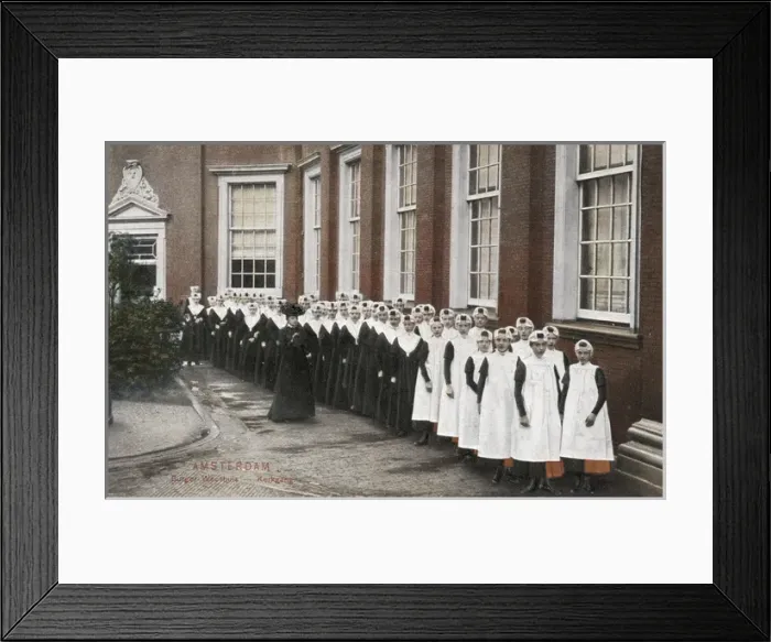 Framed Print : Amsterdam Burger Weeshuis (Orphanage) - Church Attendance Framed Print : Amsterdam Burger Weeshuis (Orphanage) - Church Attendance