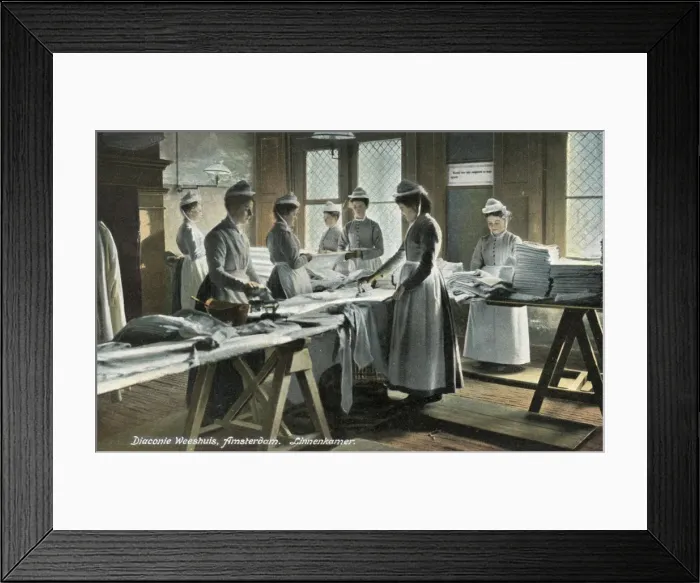 Framed Print : Amsterdam Burger Weeshuis (Orphanage) - Linen Room Framed Print : Amsterdam Burger Weeshuis (Orphanage) - Linen Room