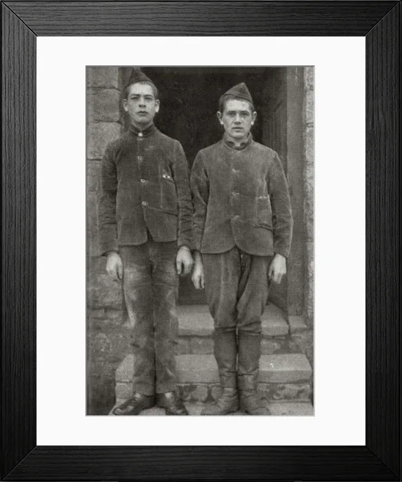 Framed Print : Industrial School Uniforms Framed Print : Industrial School Uniforms