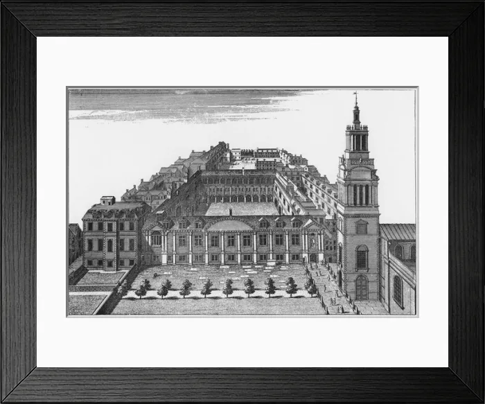 Framed Print : Christs Hospital, Newgate