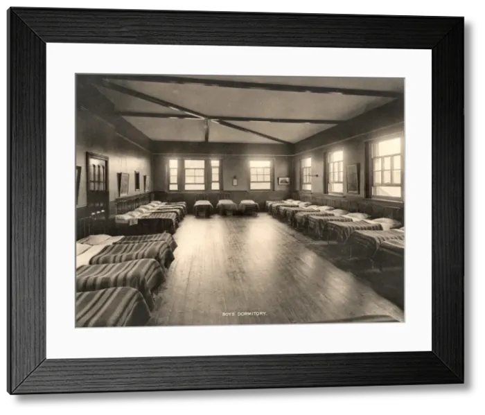 Framed Print : Derby Railway Servants Orphanage - Boys Dormitory Framed Print : Derby Railway Servants Orphanage - Boys Dormitory