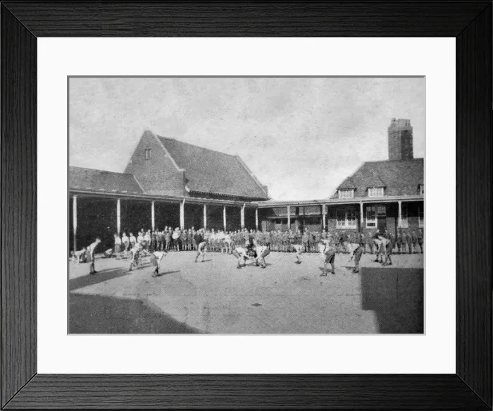 Framed Print : Mile Oak School, Portslade - Games Framed Print : Mile Oak School, Portslade - Games