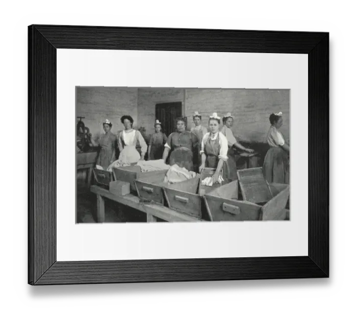 Framed Print : Royal Seamen and Marines Orphan Home, Portsmouth - Laundry Framed Print : Royal Seamen and Marines Orphan Home, Portsmouth - Laundry