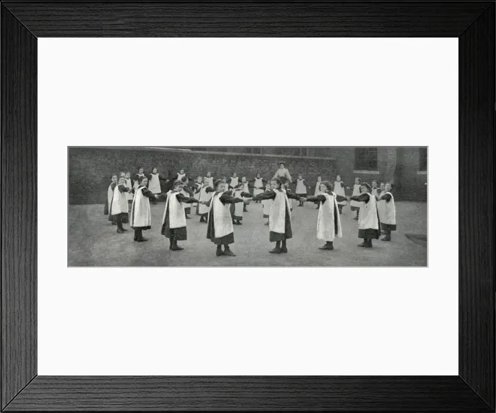 Framed Print : Royal Seamen and Marines Orphan Home, Portsmouth - Playgrou Framed Print : Royal Seamen and Marines Orphan Home, Portsmouth - Playgrou