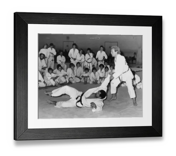 Framed Print : Brian Jacks at Carn Brea Leisure Centre, Redruth, Cornwall Framed Print : Brian Jacks at Carn Brea Leisure Centre, Redruth, Cornwall