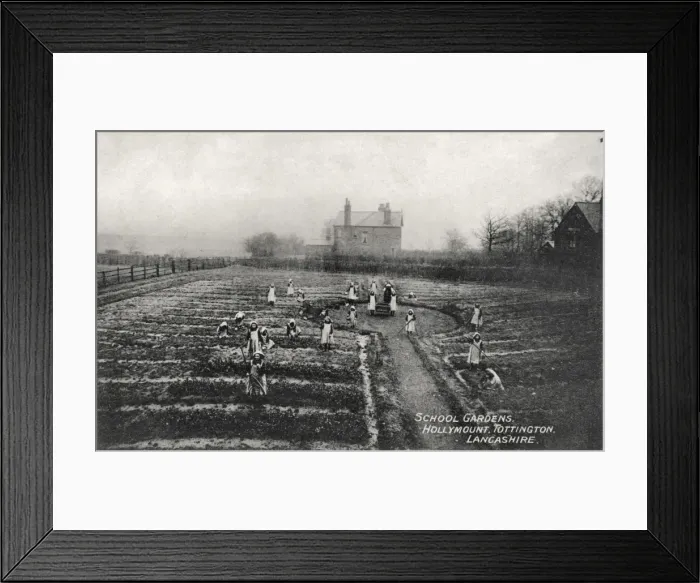 Framed Print : Hollymount School, Tottington - School Gardens Framed Print : Hollymount School, Tottington - School Gardens