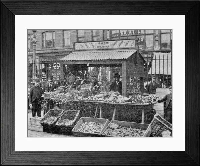 Framed Print : Standon Farm School - Market stall Framed Print : Standon Farm School - Market stall