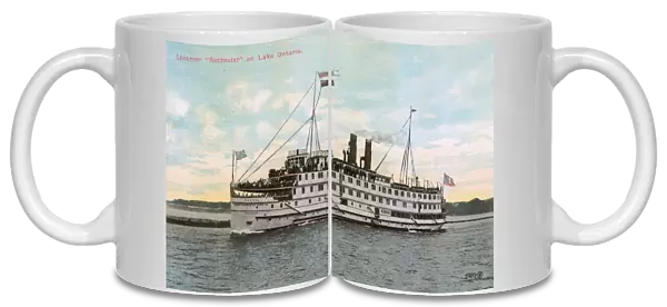 Passenger steamer Rochester, Lake Ontario, USA  /  Canada