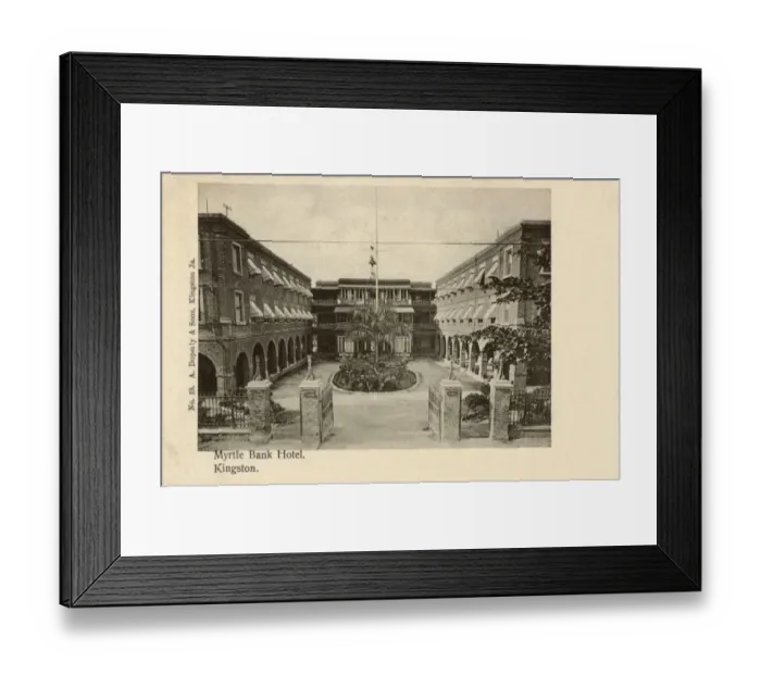 Framed Print : Myrtle Bank Hotel, Kingston, Jamaica, West Indies Framed Print : Myrtle Bank Hotel, Kingston, Jamaica, West Indies