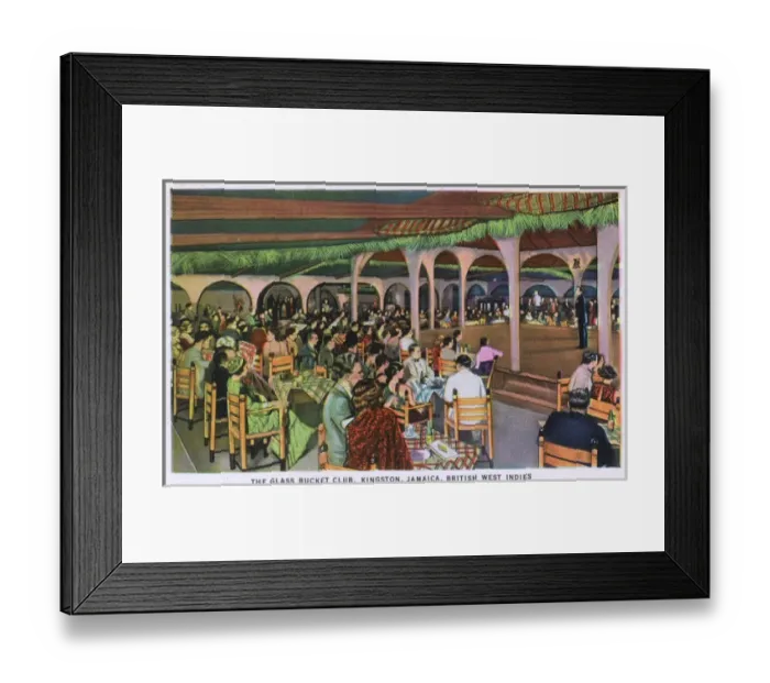 Framed Print : Glass Bucket Club, Kingston, Jamaica, West Indies Framed Print : Glass Bucket Club, Kingston, Jamaica, West Indies