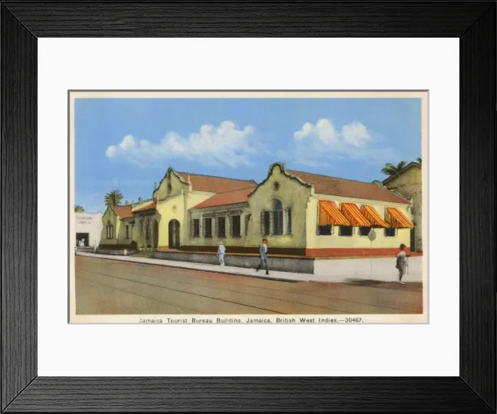 Framed Print : Jamaica Tourist Bureau building, Jamaica, West Indies Framed Print : Jamaica Tourist Bureau building, Jamaica, West Indies