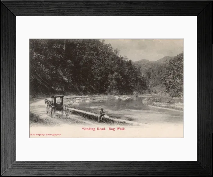 Framed Print : View of the Bog Walk, Rio Cobre, Jamaica, West Indies Framed Print : View of the Bog Walk, Rio Cobre, Jamaica, West Indies