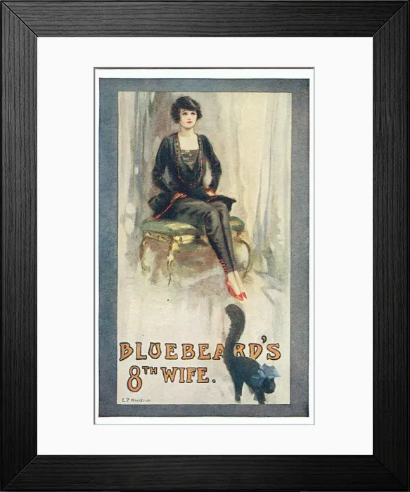 Framed Print : Flyer for Bluebeard by Hugh Mytton - Interior Framed Print : Flyer for Bluebeard by Hugh Mytton - Interior