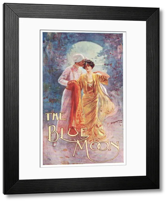 Framed Print : The Blue Moon by Harold Ellis Framed Print : The Blue Moon by Harold Ellis