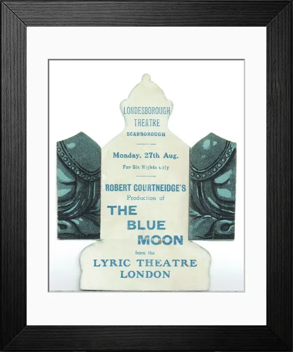 Framed Print : The Blue Moon by Harold Ellis Framed Print : The Blue Moon by Harold Ellis