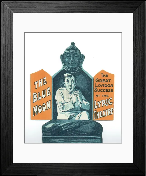 Framed Print : The Blue Moon by Harold Ellis Framed Print : The Blue Moon by Harold Ellis