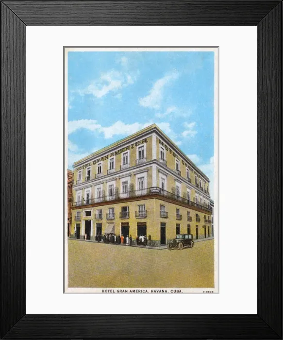 Framed Print : Hotel Gran America, Havana, Cuba Framed Print : Hotel Gran America, Havana, Cuba
