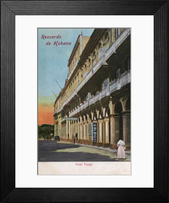 Framed Print : Hotel Pasaje, Havana, Cuba Framed Print : Hotel Pasaje, Havana, Cuba
