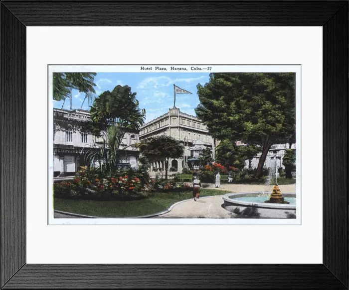 Framed Print : Hotel Plaza, Central Park, Havana, Cuba Framed Print : Hotel Plaza, Central Park, Havana, Cuba
