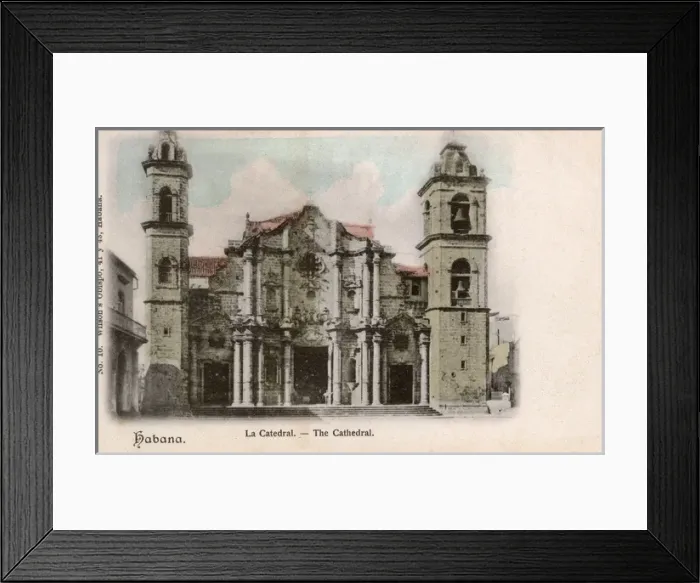 Framed Print : View of the Cathedral, Havana, Cuba Framed Print : View of the Cathedral, Havana, Cuba