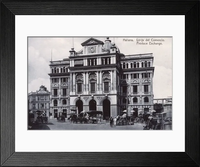 Framed Print : Produce Exchange building, Havana, Cuba Framed Print : Produce Exchange building, Havana, Cuba