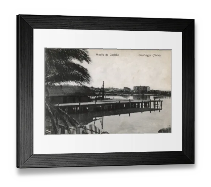 Framed Print : Castano wharf dock, Cienfuegos, Cuba Framed Print : Castano wharf dock, Cienfuegos, Cuba