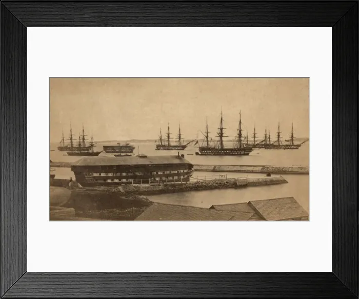 Framed Print : Harbour with ships, Bermuda, West Indies Framed Print : Harbour with ships, Bermuda, West Indies
