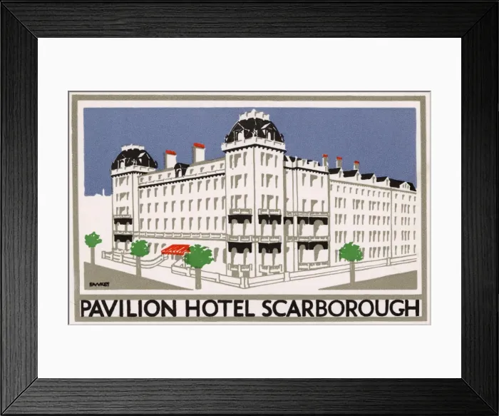 Framed Print : The Pavilion Hotel, Sarborough Framed Print : The Pavilion Hotel, Sarborough