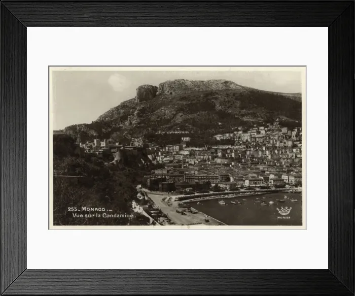 Framed Print : Monaco - View of La Condamine Framed Print : Monaco - View of La Condamine